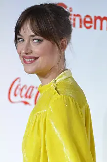 Nevada Prints: Dakota Johnson walks the red carpet before receiving the Female Star of the Year Award on the last night of CinemaCon