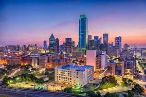 Images Dated 1st September 2017: Dallas, Texas, USA city skyline