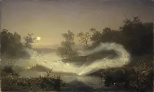 1866 Prints: Dancing Fairies 1866 by August Malmström