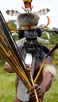 Tribes Prints: DANI VILLAGE, WAMENA, IRIAN JAYA