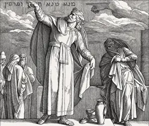 Prophet Prints: Daniel Interpreting the Writing on the Wall