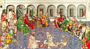 Darbar of Maharaja Ranjit Singh. circa 1850. Hasan al Din 132 Darbar of Maharaja Ranjit Singh