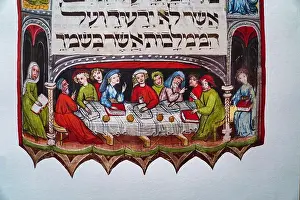 Darmstadt Prints: Darmstadt Passover Haggadah, 15th century