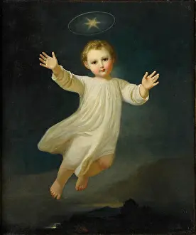 Holy Family Prints: Das Christuskind. Öl auf Leinwand