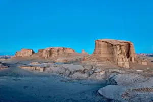 Dasht-e Lut Desert in eastern Iran taken in January 2019 taken in hdr