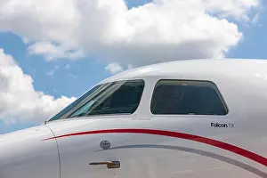 Airlines Prints: Dassault Falcon 7X Luxury corporate jet aircraft