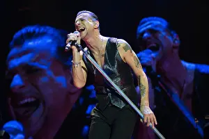 Performance Prints: Dave Gahan of Depeche Mode at The O2 Arena, London, England