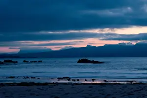 Ross Prints: Dawn Over Sutherland Mountains