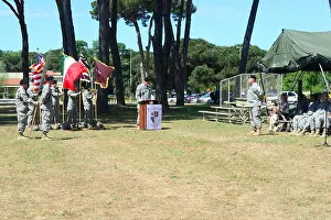 Health Clinic Prints: During the deactivation ceremony of the U