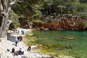 Adriatic Prints: The Dead Sea Pool on Lokrum Island, in the Adriatic Sea off Dubrovnik, Croatia