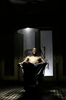 Backstage Prints: Deandre Way aka Soulja Boy on-set of his music video with 50 cent for Mean Mug on November 4