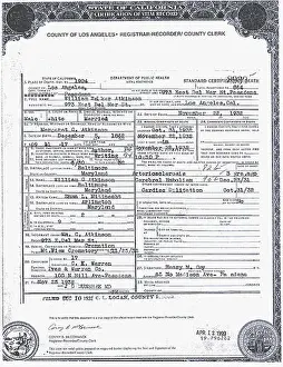 Psychological Prints: The death certificate of William Walker Atkinson