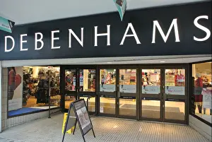 Front Prints: Debenhams shop front Northampton