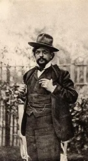 One Person Prints: DEBUSSY, Claude in 1902 - photograph taken the day after Pelléas & Mélisande was premiered
