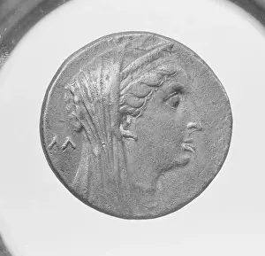 Ancient Egypt Prints: A décadrachme coin from the reign of Ptolemy II Philadelphus