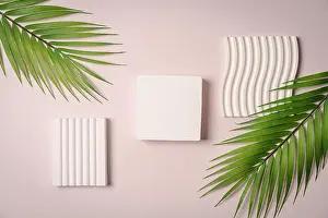 Decorative plaster podiums