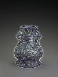 Virtue Prints: A decorative vase featuring intricate patterns and sculpted designs
