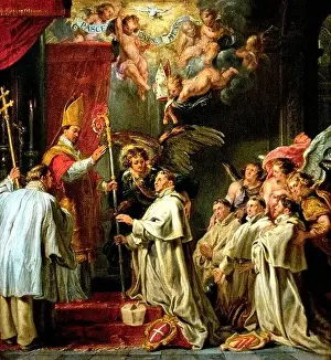 Dedication of Blessed St. Norbert Waltman by Abraham van Diepenbeeck 1596-1675 Dutch Netherlands