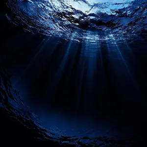 Beneath Prints: Deep water, abstract natural backgrounds