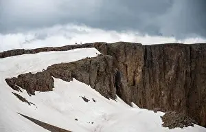 Banff Prints: Two deers are standing on the top of the Rocky mountain national park, Colorado