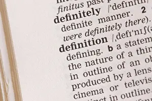 Meaning Prints: Definition word meaning in dictionary book