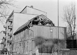 Demolition Prints: Demolition of the Wrangelska house at Alamanan 1956