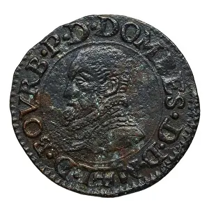 Bourbon Prints: A denier tournois coin from the Principauté de Dombes