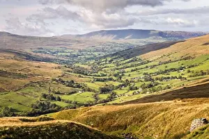Dent Prints: Dentdale from Great Knoutberry Hill, Yorkshire Dales, UK