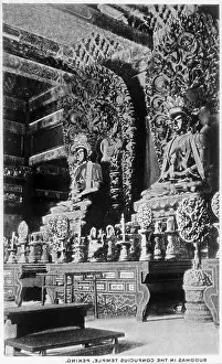 Jahre Prints: Der Konfuziustempel in Peking, China 1910er Jahre