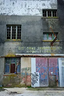 Desolate Prints: Derelict meat works, Tokomaru Bay, Gisborne, North Island, New Zealand
