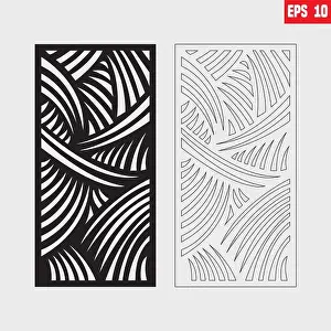 Acrylic Prints: Design, Jali Design for Graphic and Plywood