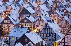 Fachwerk Prints: Details of half timbered houses