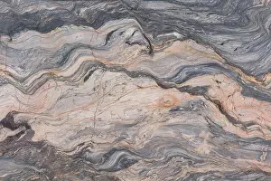 Sealer Prints: Details of sand stone texture. Striped like a picture natural gray