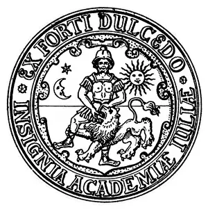 Universities Prints: Deutsch: Siegel/Wappen der Universität Helmstedt