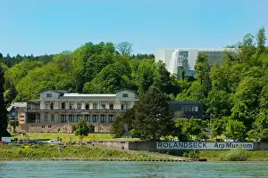 Rhein Prints: Deutschland, Rheinland-Pfalz, Rolandseck, Arp Museum Bahnhof Rolandseck