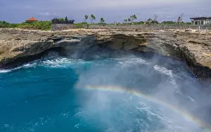 Tear Prints: Devil's Tears In Nusa Lembongan island, Bali, Indonesia