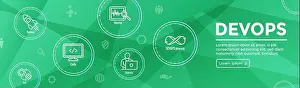 Agility Prints: DevOps Icon Set w Dev Ops Web Header Banner
