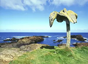 Whale Prints: dh Whale bone BIRSAY ORKNEY Whale bone skeleton sculpture art scotland whalebone