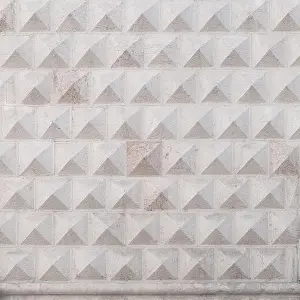 Diamonds Prints: diamond cut stones covering of the historical and famous Palazzo dei Diamanti (Diamond Palace); Ferrara