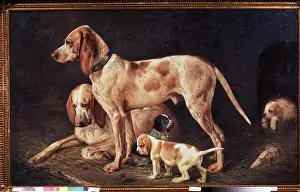 Russian Painting Of 19th Cen Prints: Diana's family. Museum: State Tretyakov Gallery