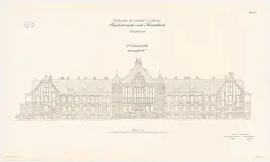 Georg Prints: Diestel Georg (1854-1926), Psychiatric and Nerve Clinic of the Charité
