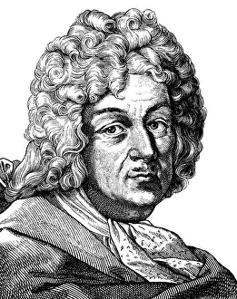White Work Prints: Digital improved image of Hiob Ludolf