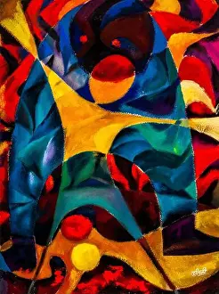 Saree Prints: Digital Painting: “Common Man's Struggle” This painting was done by my father late C
