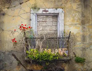 Deteriorated Prints: Dilapidated buildings in Lisbon, Portugal's hilly, coastal capital city