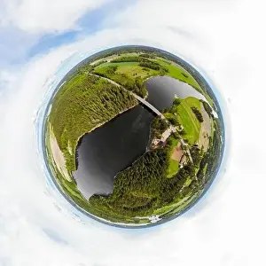 May Road Prints: A three dimensional aerial panoramic view of rapid Susikoski at river Kymijoki