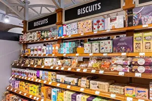 For Sale Prints: Display of biscuits on sale at the Farm Shop at Millets Farm Centre