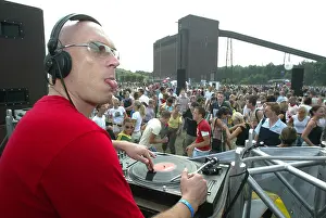North Rhine Westphalia Prints: DJ Hooligan on the 1st Ruhr-in-Love, techno party in Gelsenkirchen