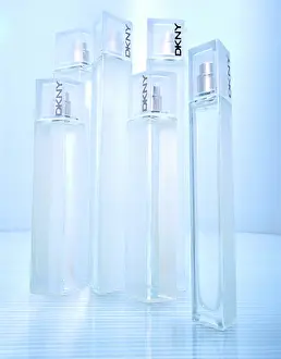 Fragrance Prints: DKNY perfume bottles