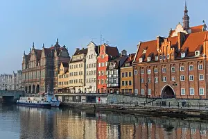 Pomerania Prints: Dlugie Pobrzeze riverside promenade Gdańsk Poland