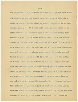 Folder Prints: This document is part of a series of domestic science writings covering household maintenance